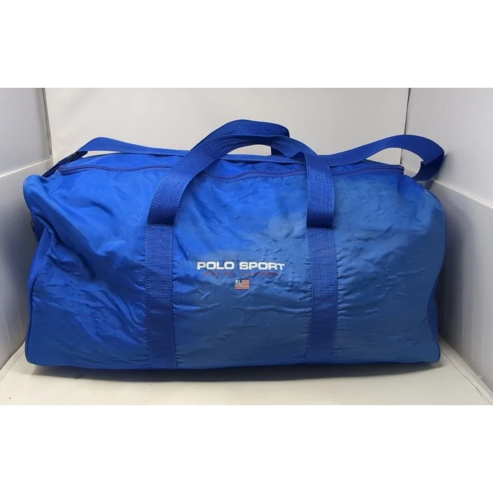 Vintage Polo Sport Ralph Lauren  Large Gym Duffle Weekender Bag VTG 1990s 90s‎